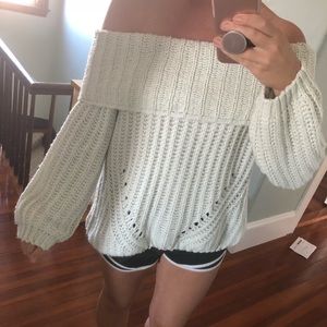 Vici Collection off the Shoulder Sweater